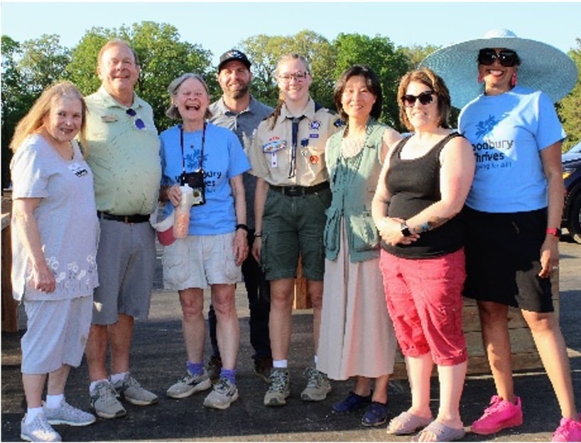group of people standing for photo