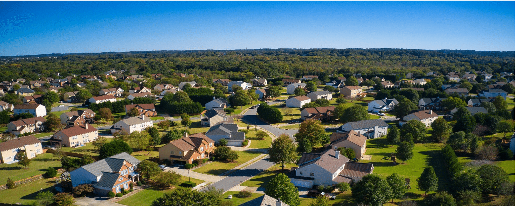 areal view of houses in woodbury minnesota